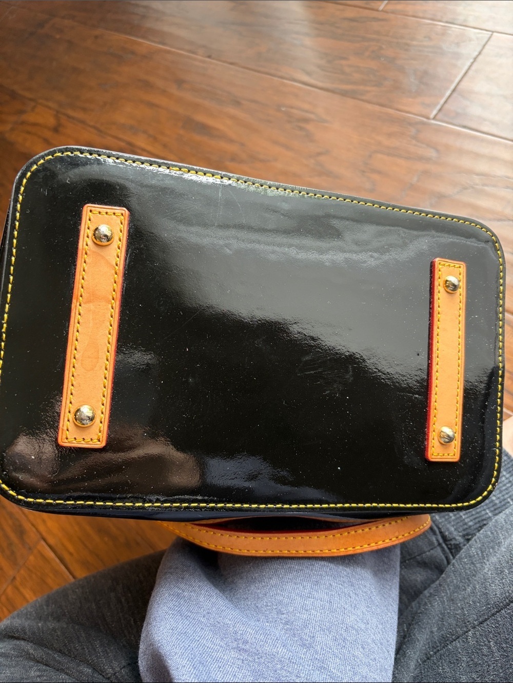 Dooney & Bourke Black Patent Satchel - Picture 9 of 10